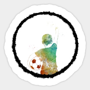 Soccer Player Sticker